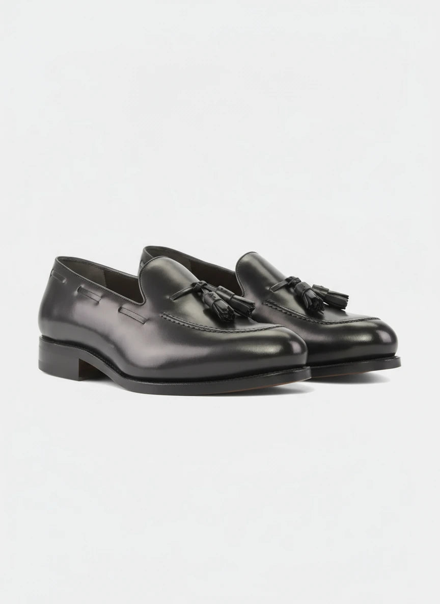 Maison Koly Grand Prix Loafers Leather Black shoes maisonkoly.com