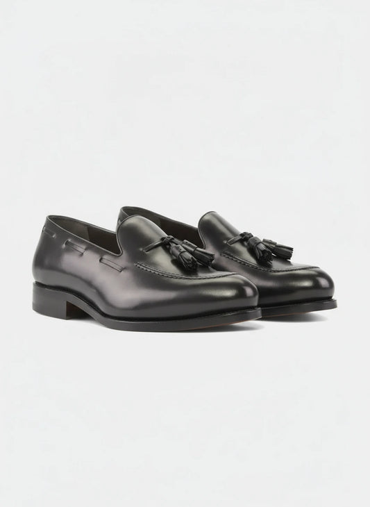 Maison Koly Grand Prix Loafers Leather Black shoes maisonkoly.com
