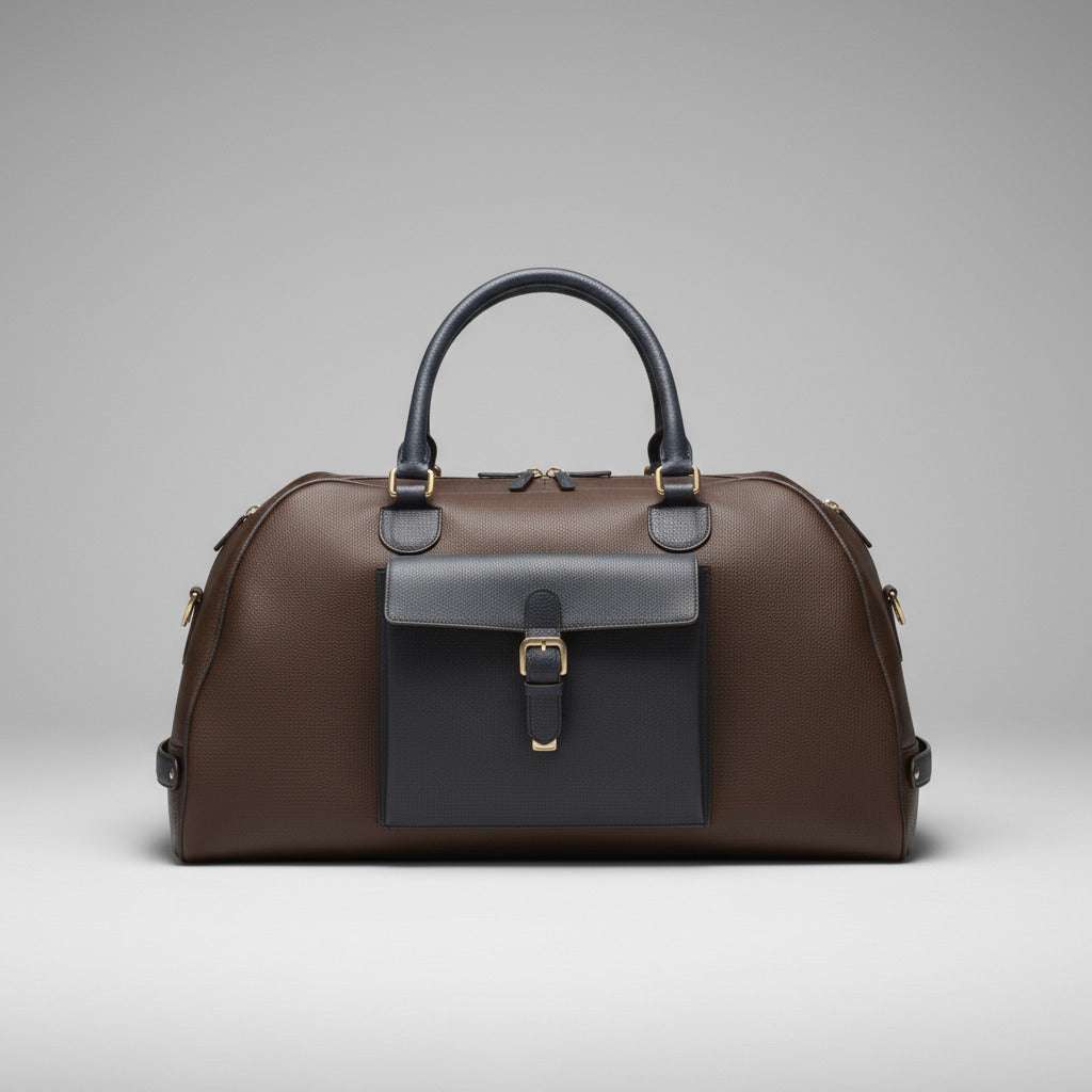 Maison Koly Prestige Daktary Handcrafted Leather Duffle Bag by maisonkoly.com