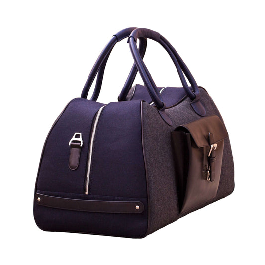 Maison Koly Prestige Daktary Handcrafted Flannel Duffle Bag by maisonkoly.com