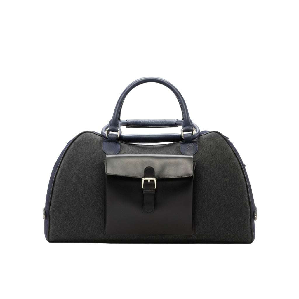 Maison Koly Prestige Daktary Handcrafted Flannel Duffle Bag by maisonkoly.com