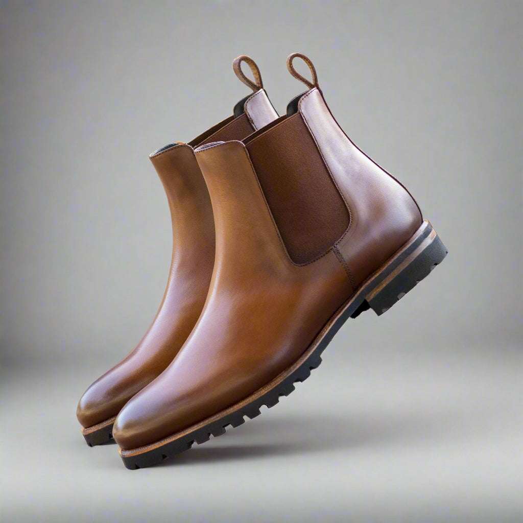 Maison Koly Trianon Chelsea Boots Leather - Brown