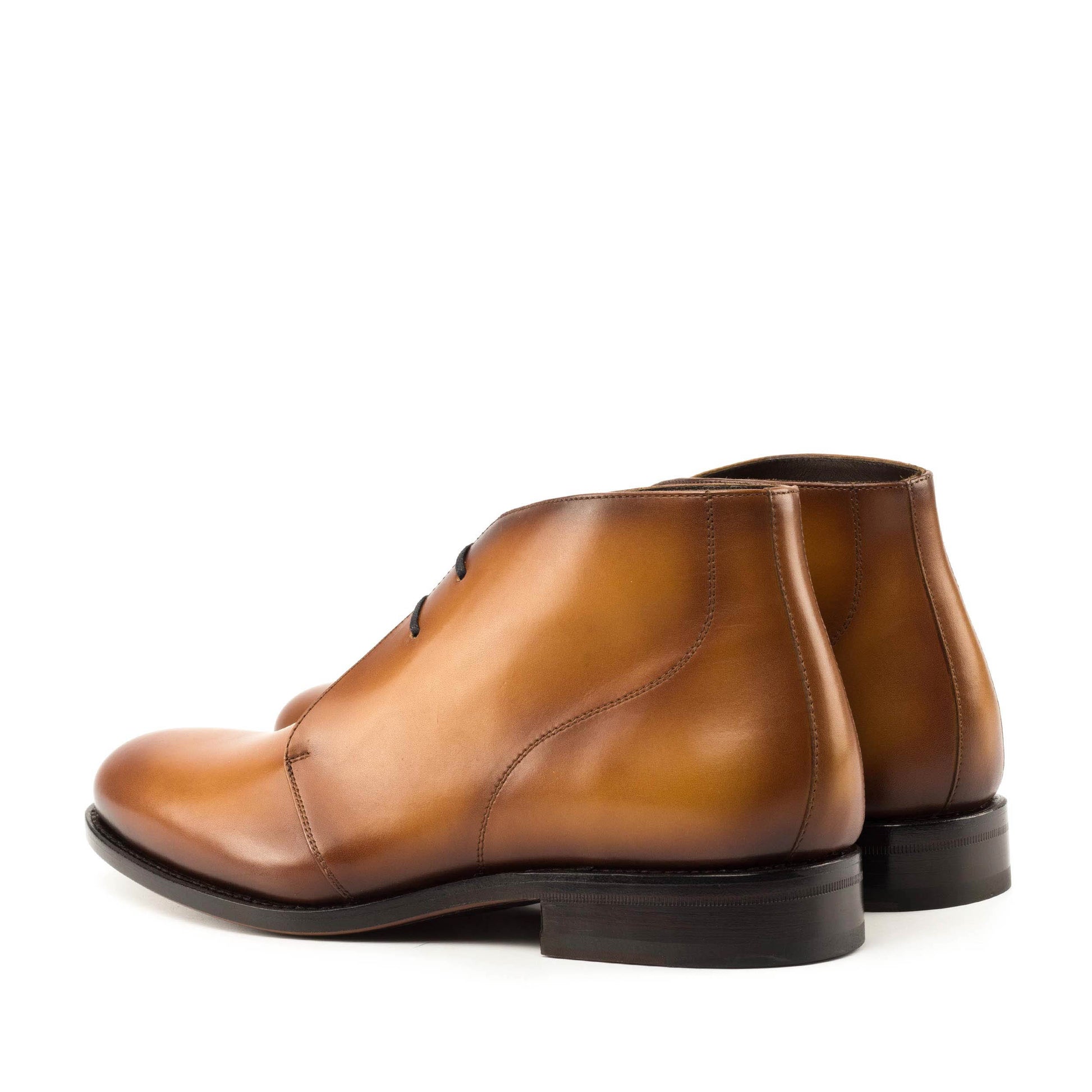 Maison Koly  Highgate Chukka Boots Leather - Caramel