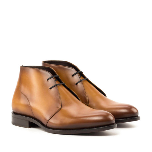 Maison Koly  Highgate Chukka Boots Leather - Caramel