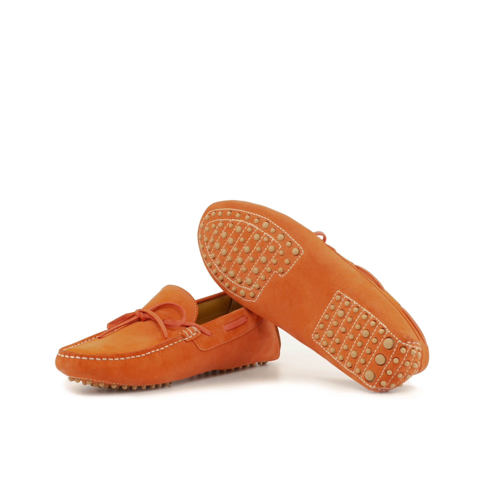 Maison Koly Imola slippers suede Orange Shoes Maison Koly Prestige Casual Shoes maisonkoly.com