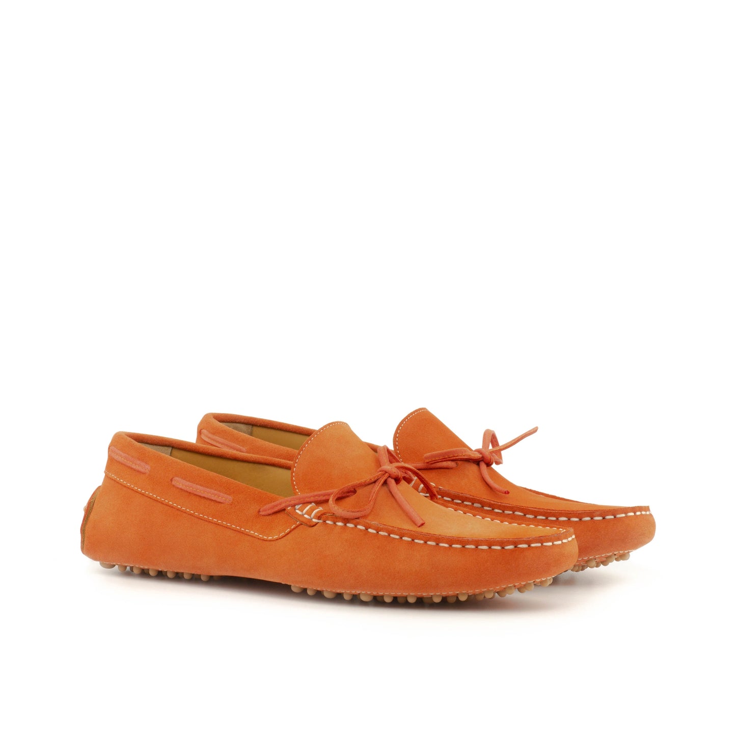 Maison Koly Imola slippers suede Orange Shoes Maison Koly Prestige Casual Shoes maisonkoly.com