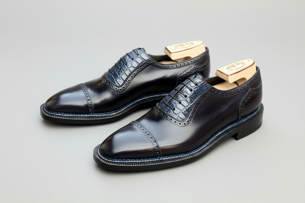 Maison Koly Croxford norvegian Adelaide Oxfords Deep Blue Museum and Alligator by maisonkoly.com