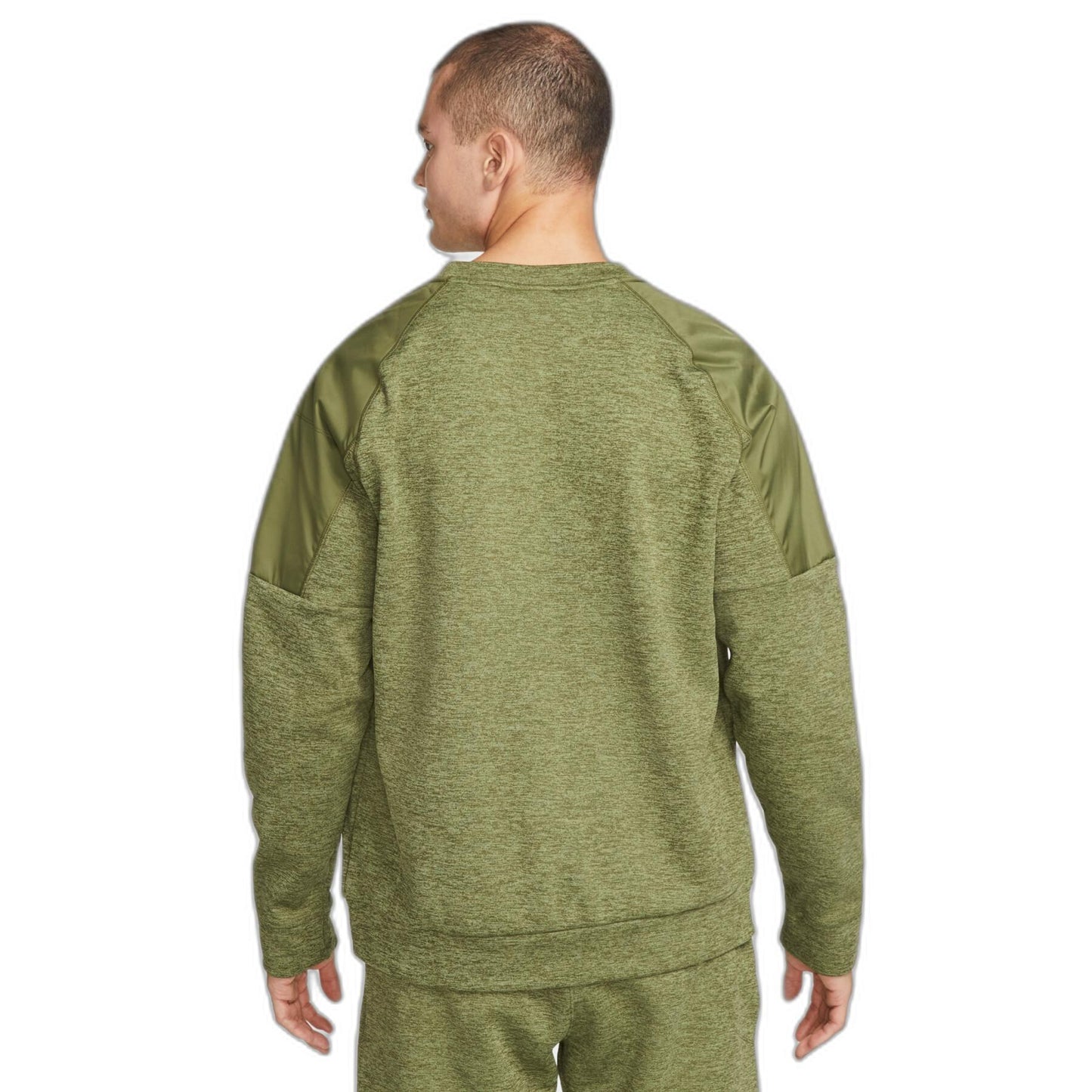 Nike Training Therma fit novelty sweatshirt round neck army green