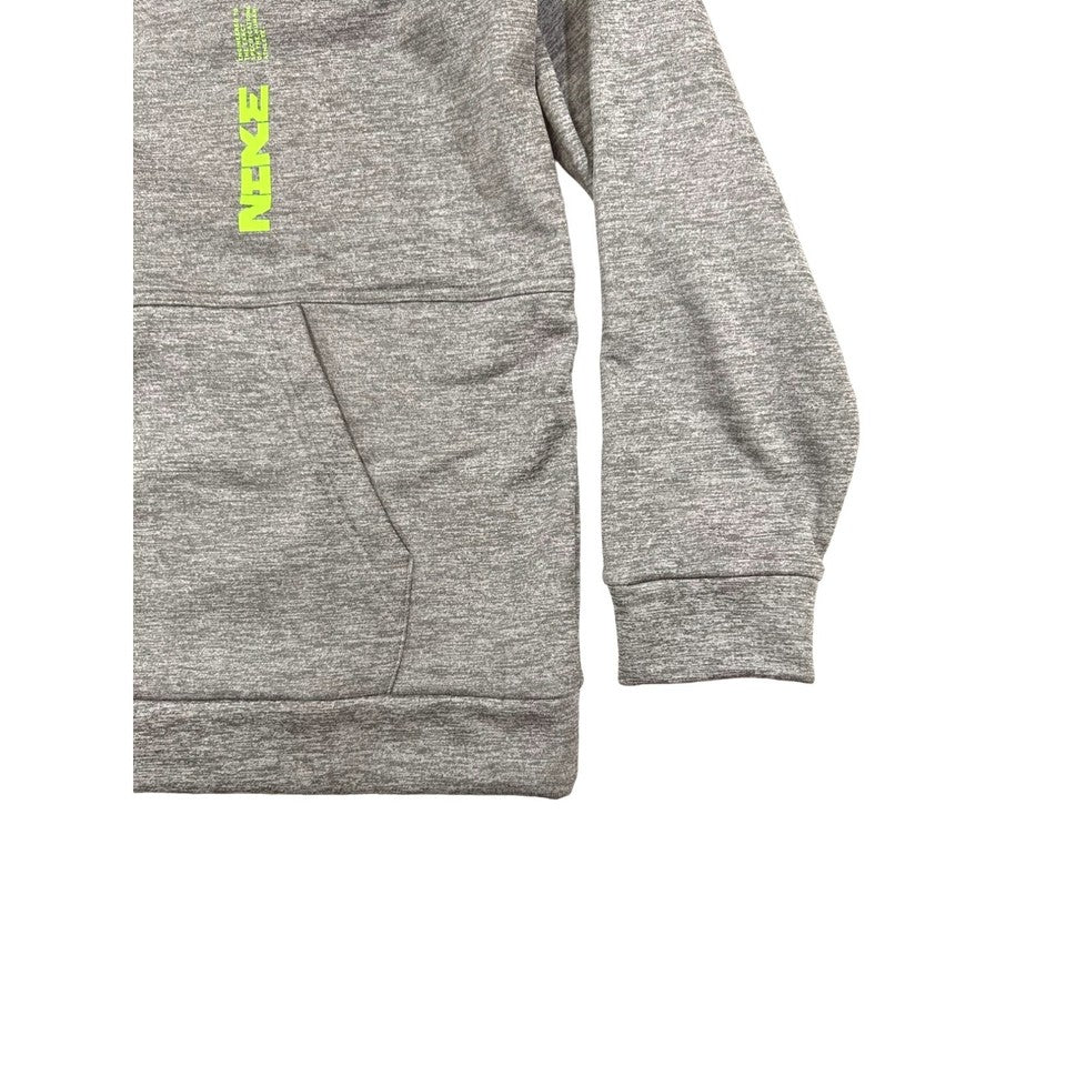 Nike Training Therma-fit swoosh hoodie in gray by maisonkoly.com
