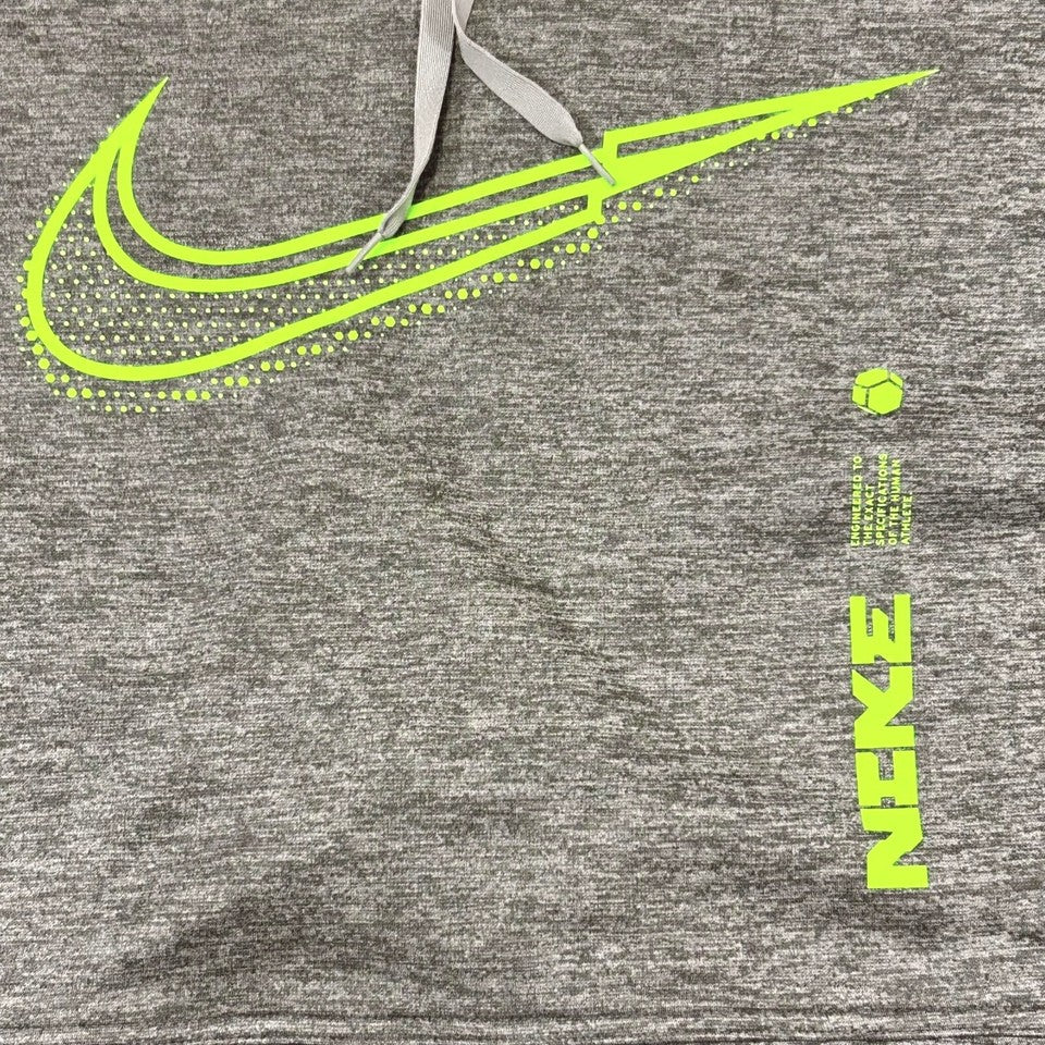 Nike Training Therma-fit swoosh hoodie in gray by maisonkoly.com