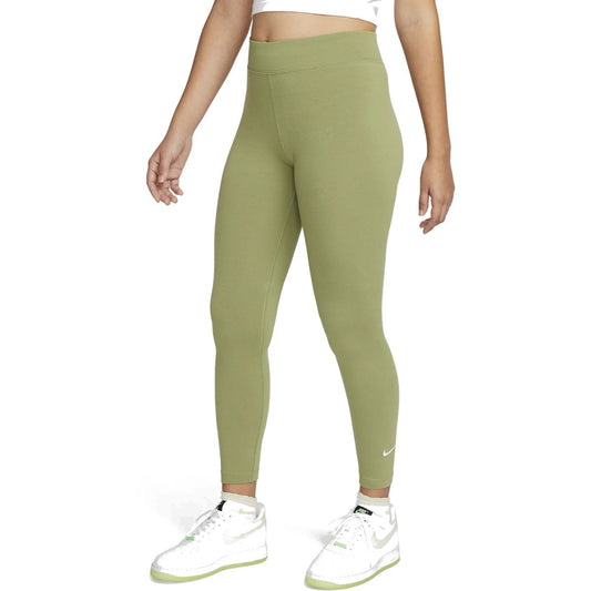 Nike Sportswear Essential Women's 7/8 Mid-Rise Leggings green by maisonkoly.com