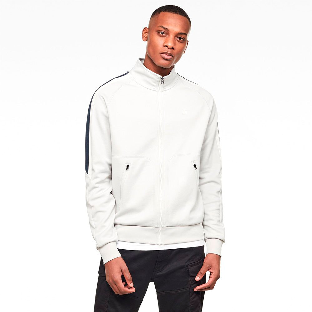 G-Star Side Stripe track top sweater Men Dove grey