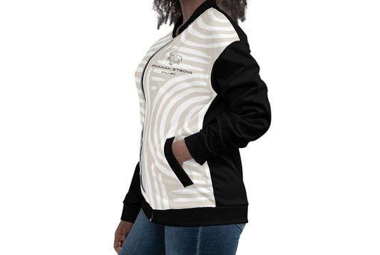 Kuluba Clothing Bamanan Strong Bogolan Bomber Jacket- Women - maisonkoly.com XS Jacket