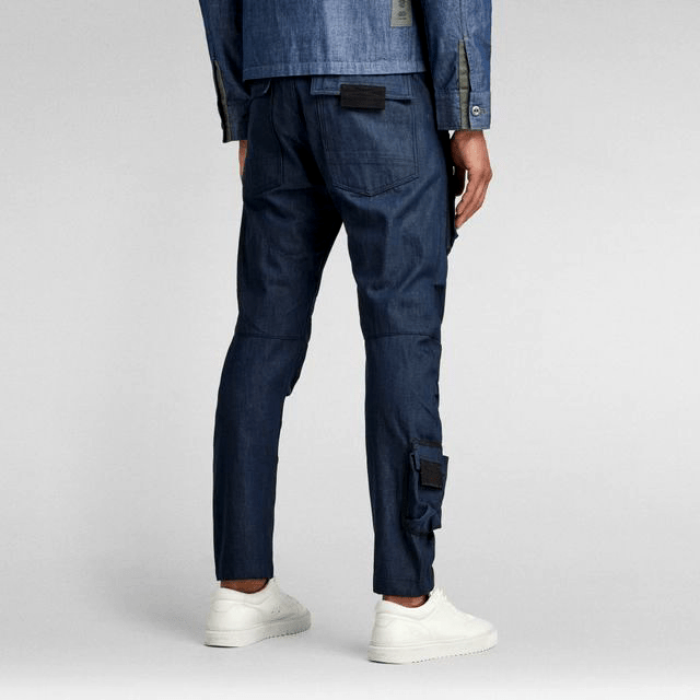 Mens Jeans 2023 Six Pocket Jeans Mens Convenient Cargo Jeans Trendy Brand  Youth Straight Work Pants Slim Fit Large Pocket Mens PantsLF231111 From  Prince_george, $18.18