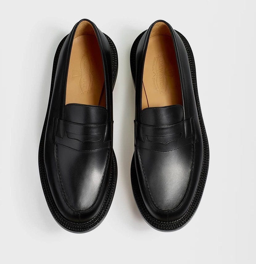 JM Weston 180 Loafers triple sole - Black calf leather – maisonkoly.com