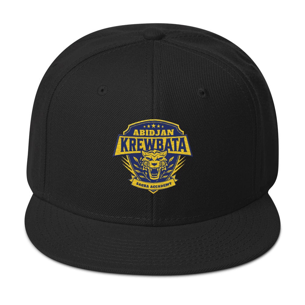 Krewbata Snapback baseball Cap - maisonkoly.com Black caps