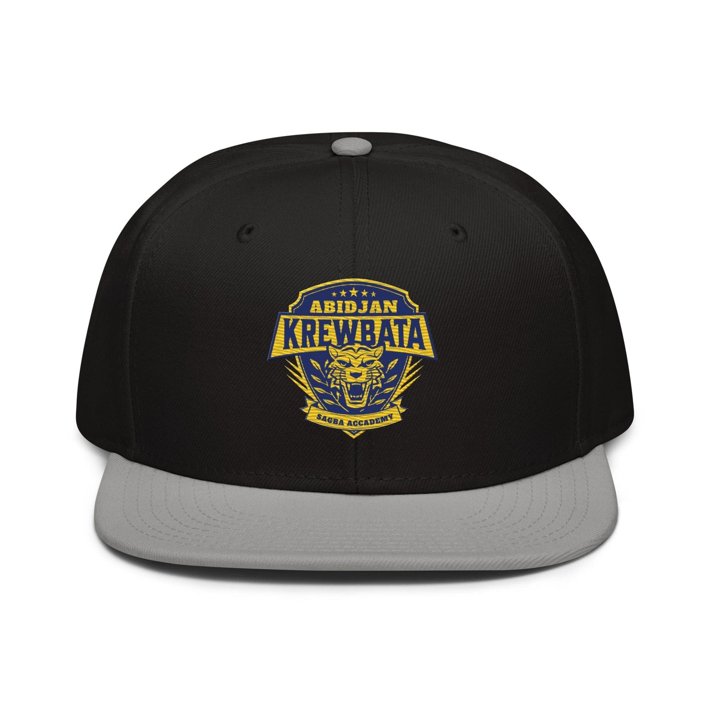 Krewbata Snapback baseball Cap - maisonkoly.com Black/Grey caps