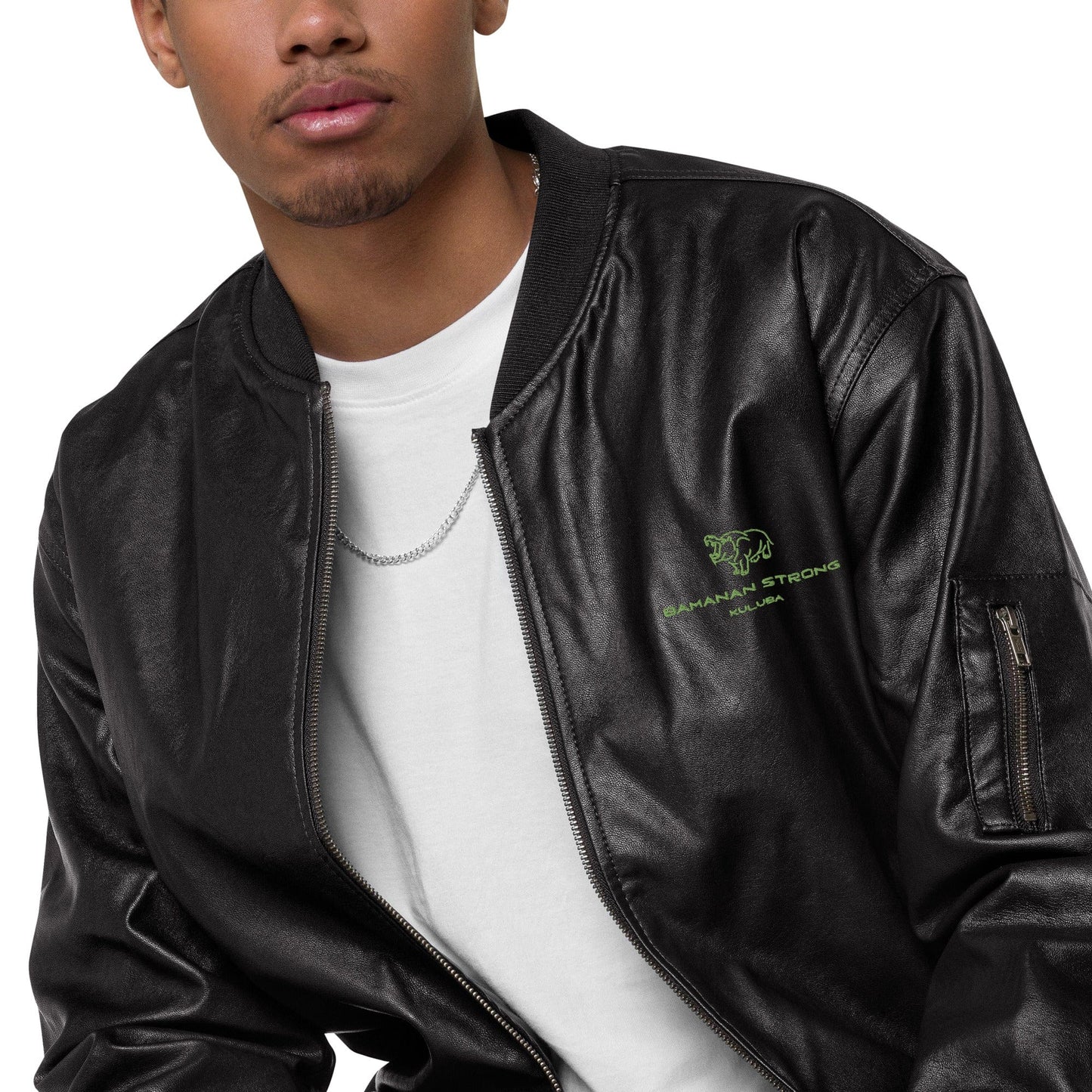 Kuluba Bamanan Strong Clothing Leather Jacket - maisonkoly.com