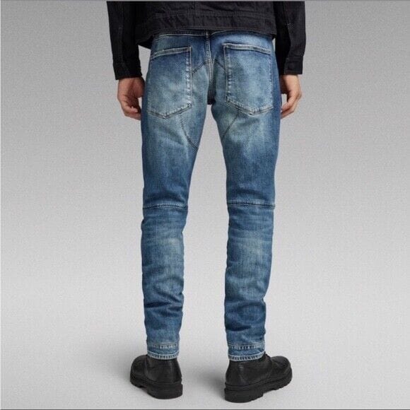 G-Star Motor 5620 Men Blue Straight Loose Jeans W31 L34 | Fabb Fashion