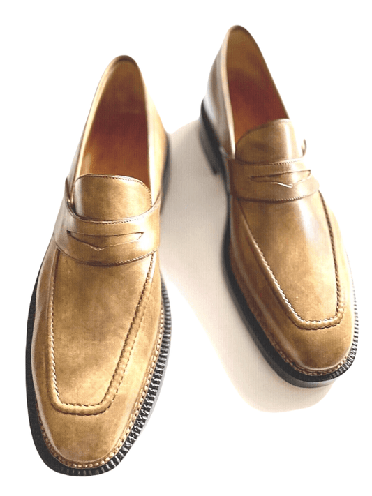 Maison Koly Marvejols Loafers handmade Khaki museum - maisonkoly.com 5 Shoes