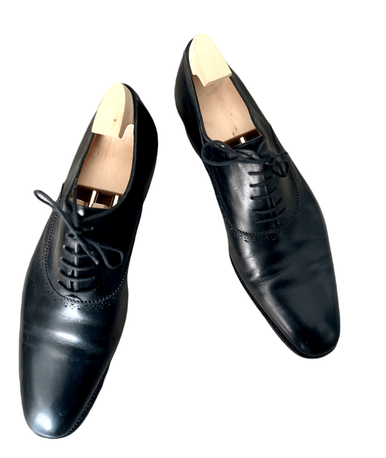 JM Weston Oxfords Black - Preowned - maisonkoly.com shoes