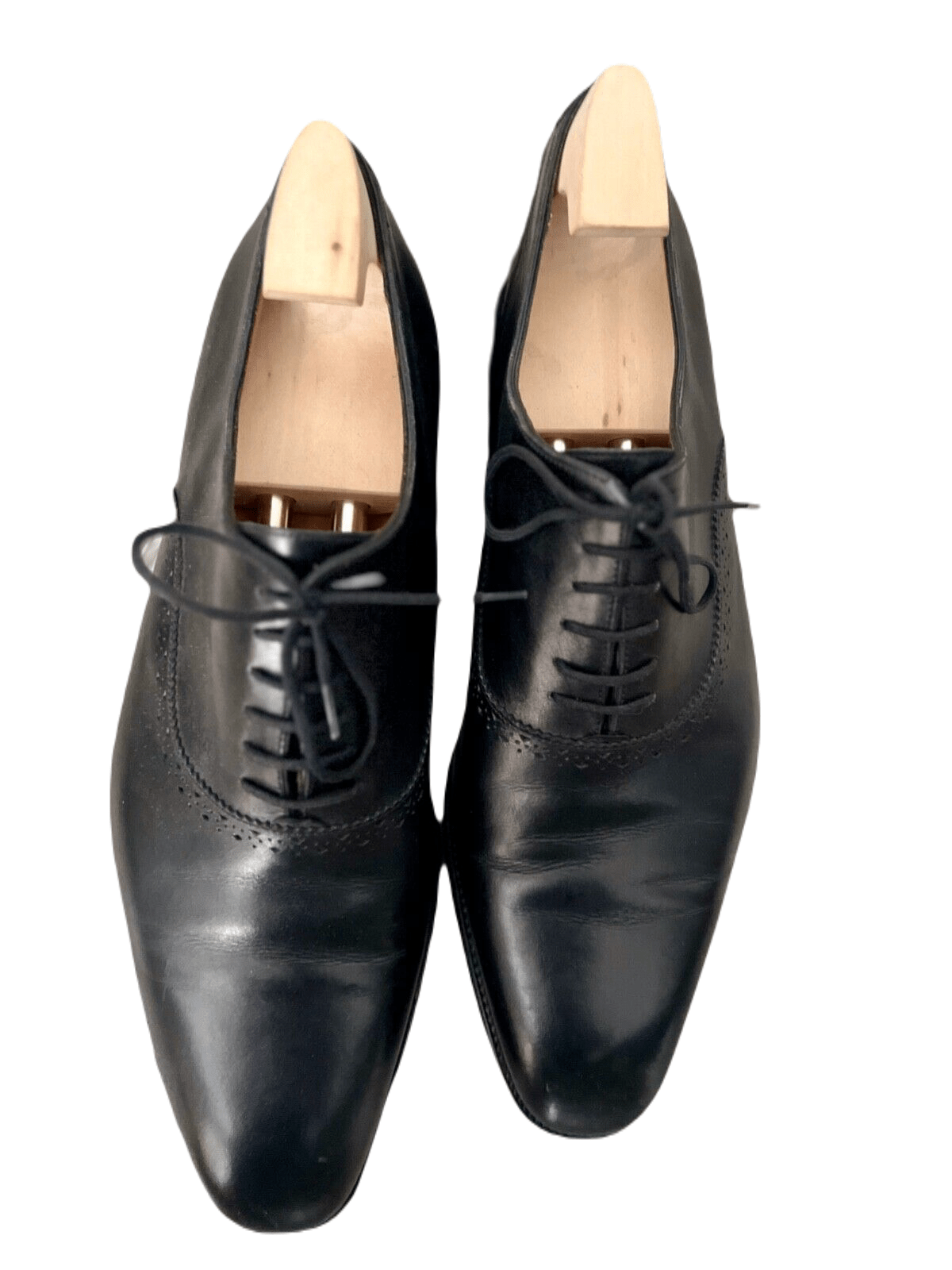 JM Weston Oxfords Black - Preowned - maisonkoly.com shoes