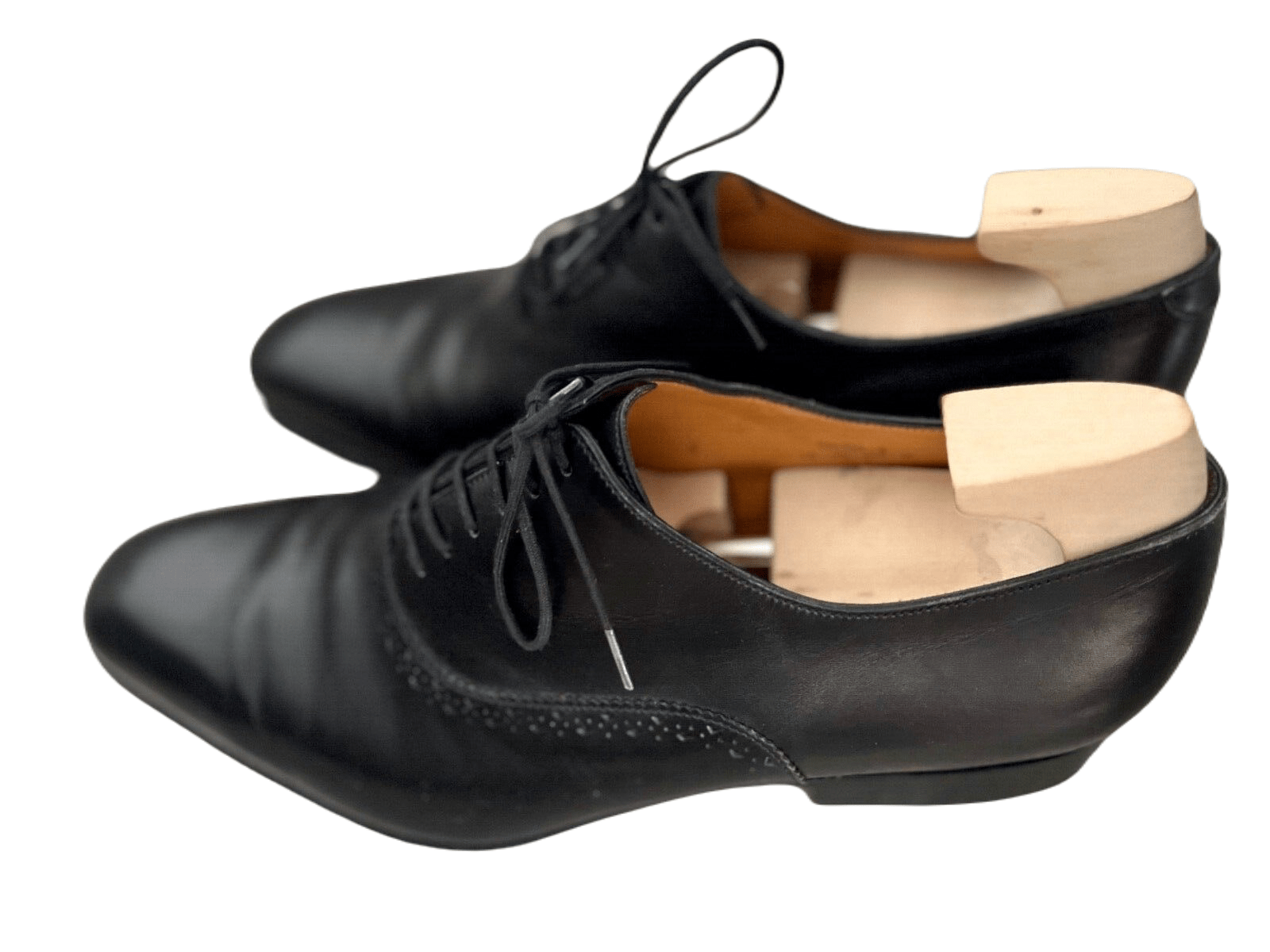 JM Weston Oxfords Black - Preowned - maisonkoly.com shoes