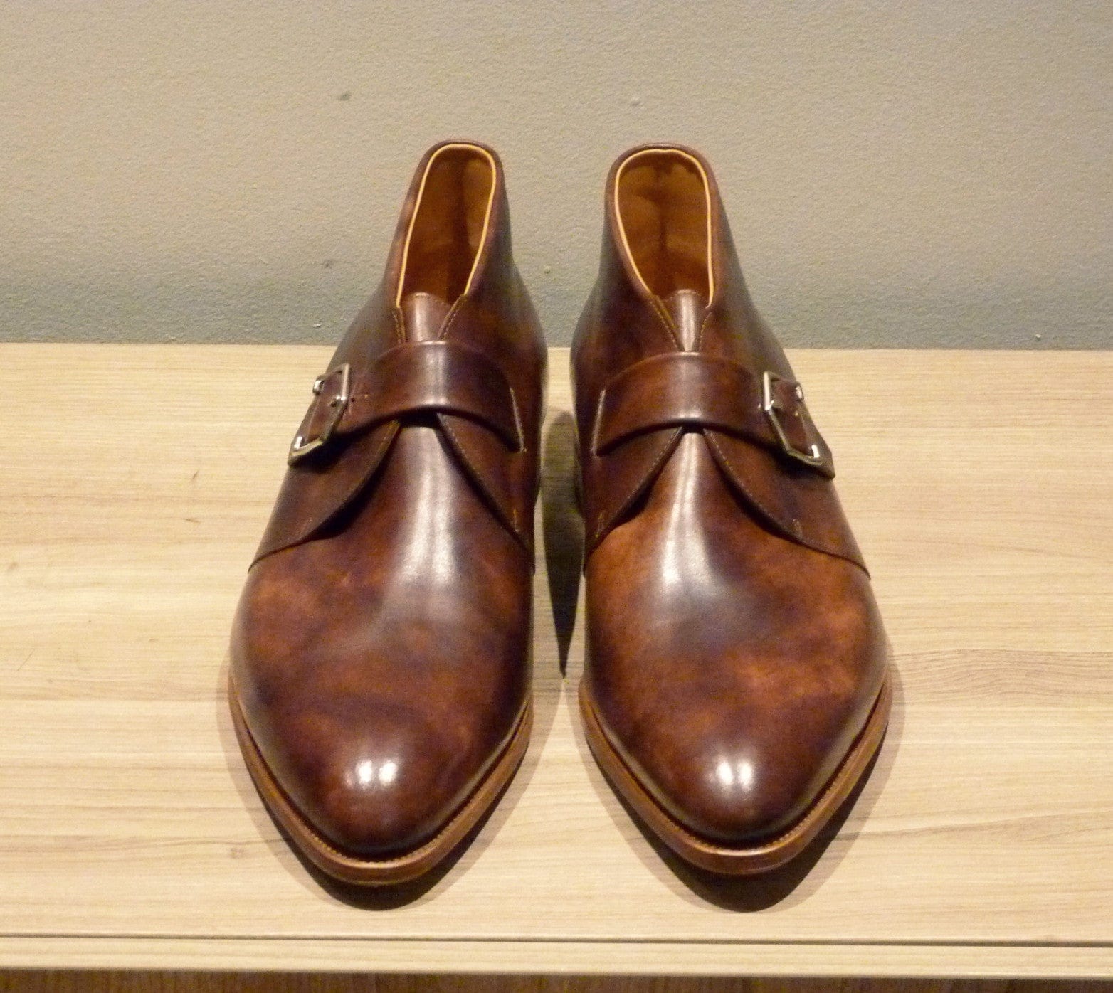 John Lobb Highgate Parisian Museum monkstrap boots - maisonkoly.com UK8 shoes