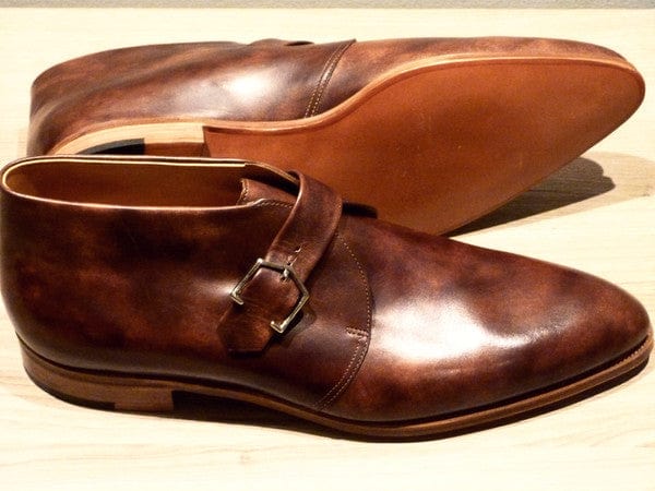 John Lobb Highgate Parisian Museum monkstrap boots - maisonkoly.com shoes