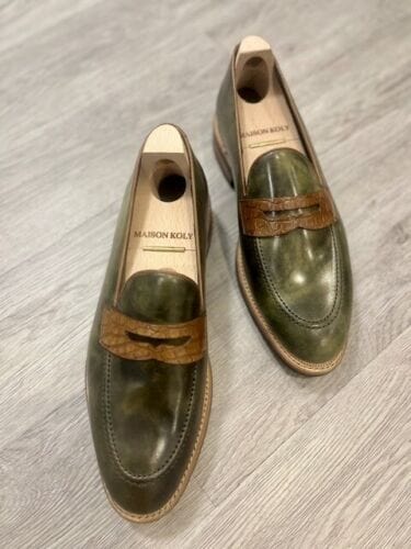 Maison Koly Corniche Cordovan Alligator Loafers - maisonkoly.com shoes