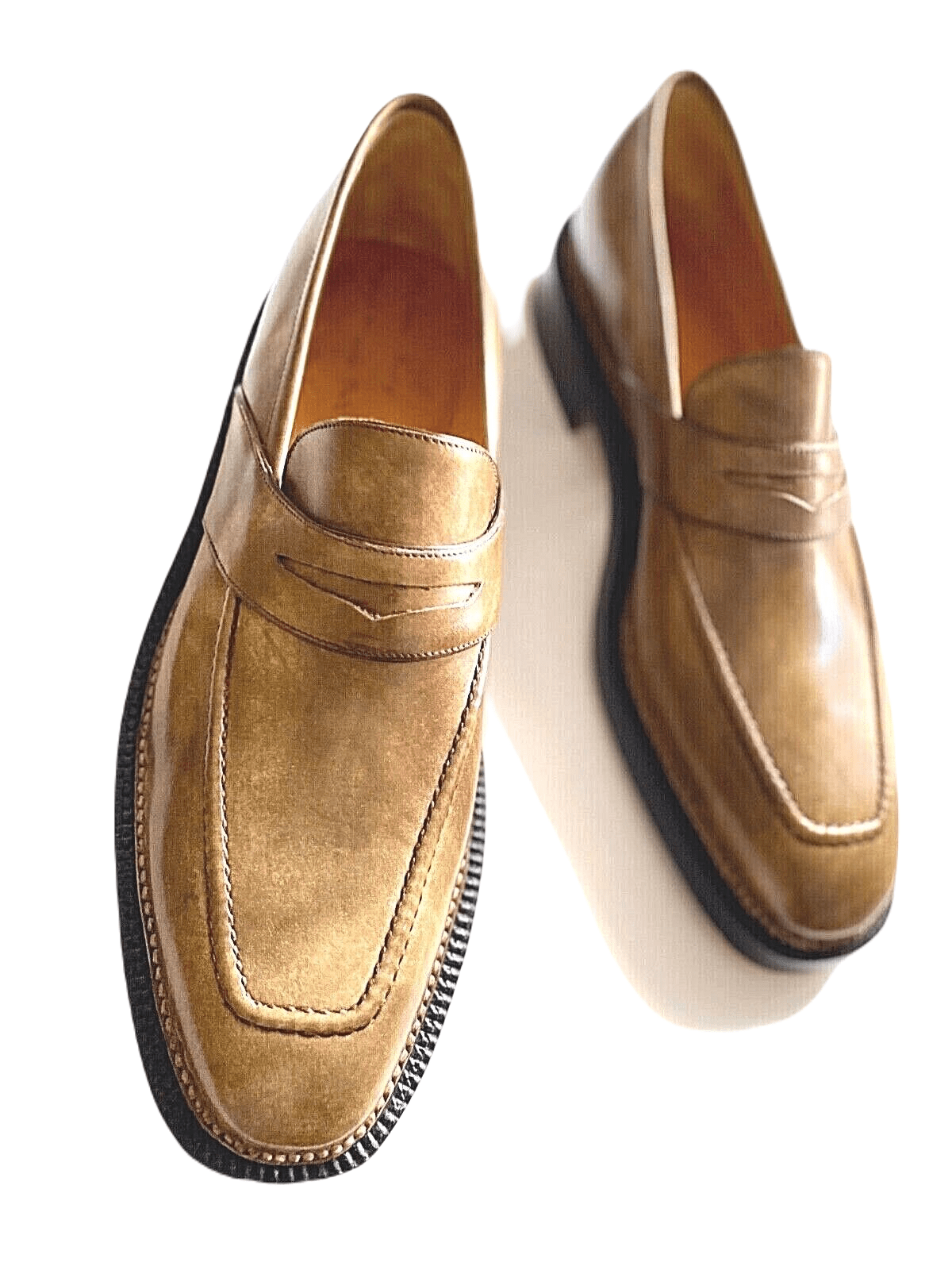 Maison Koly Marvejols Loafers handmade Khaki museum - maisonkoly.com Shoes