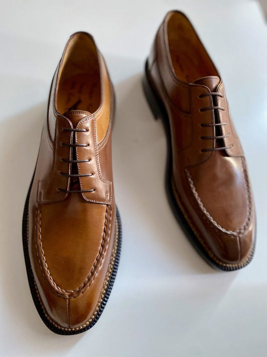 Maison Koly X Enzo Bonafe Drakkar derby Shell Cordovan Leather - maisonkoly.com Shoes