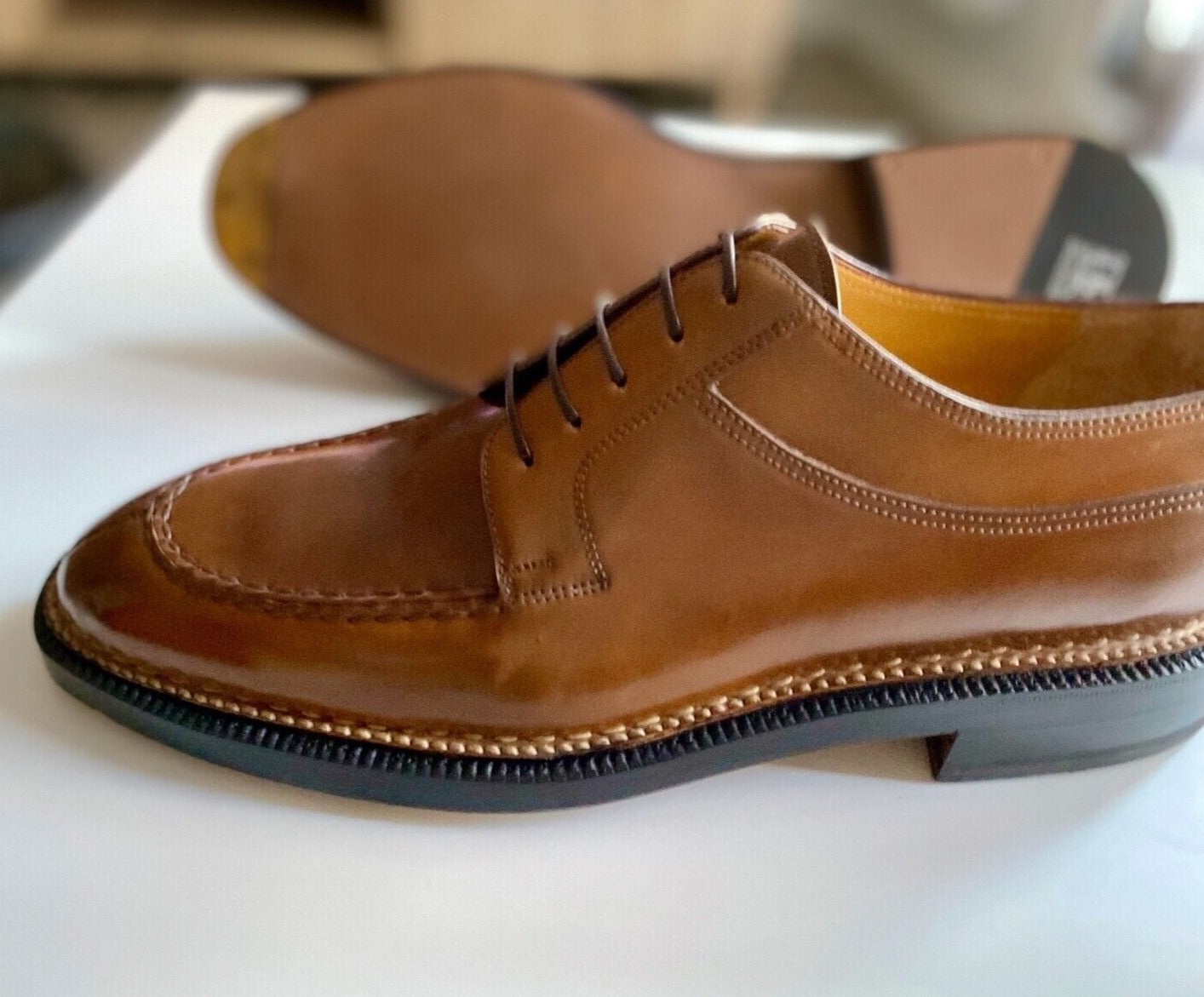 Maison Koly X Enzo Bonafe Drakkar derby Shell Cordovan Leather - maisonkoly.com 5 Shoes