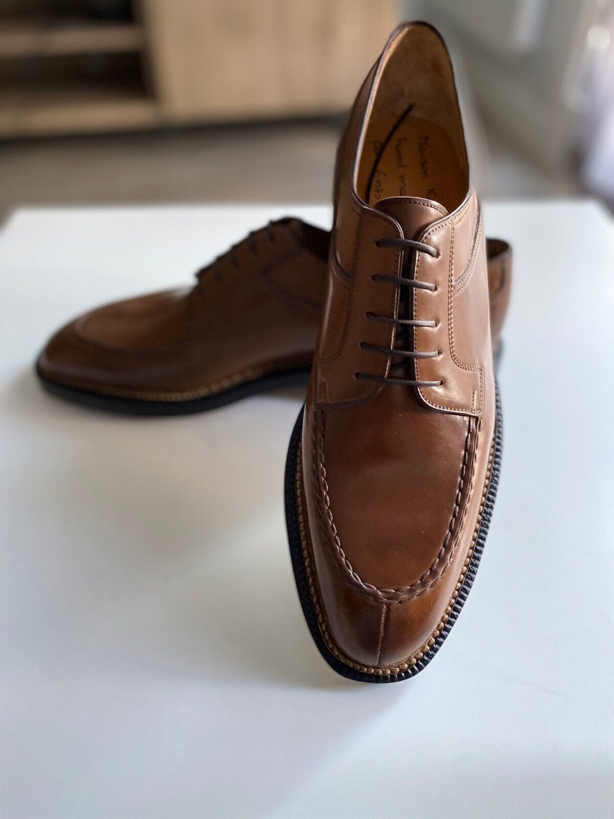 Maison Koly X Enzo Bonafe Drakkar derby Shell Cordovan Leather - maisonkoly.com Shoes