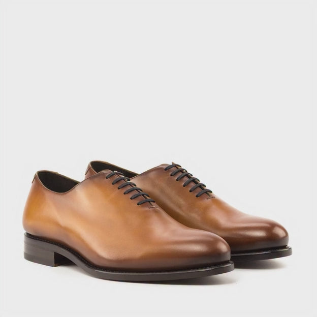Maison Koly  Montparnasse wholecut oxfords Leather - Caramel