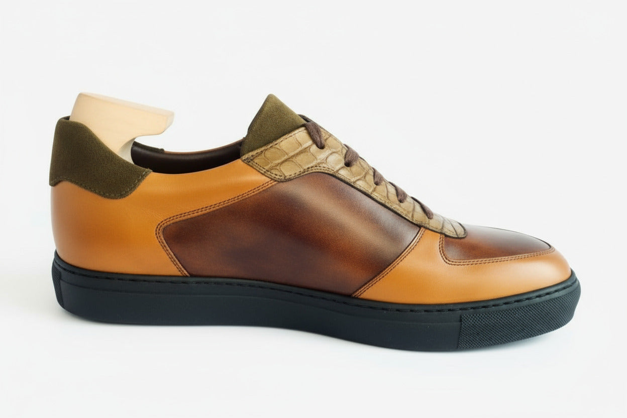 Maison Koly AirStunt Alligator Museum leather Casual sneakers by maisonkoly.com