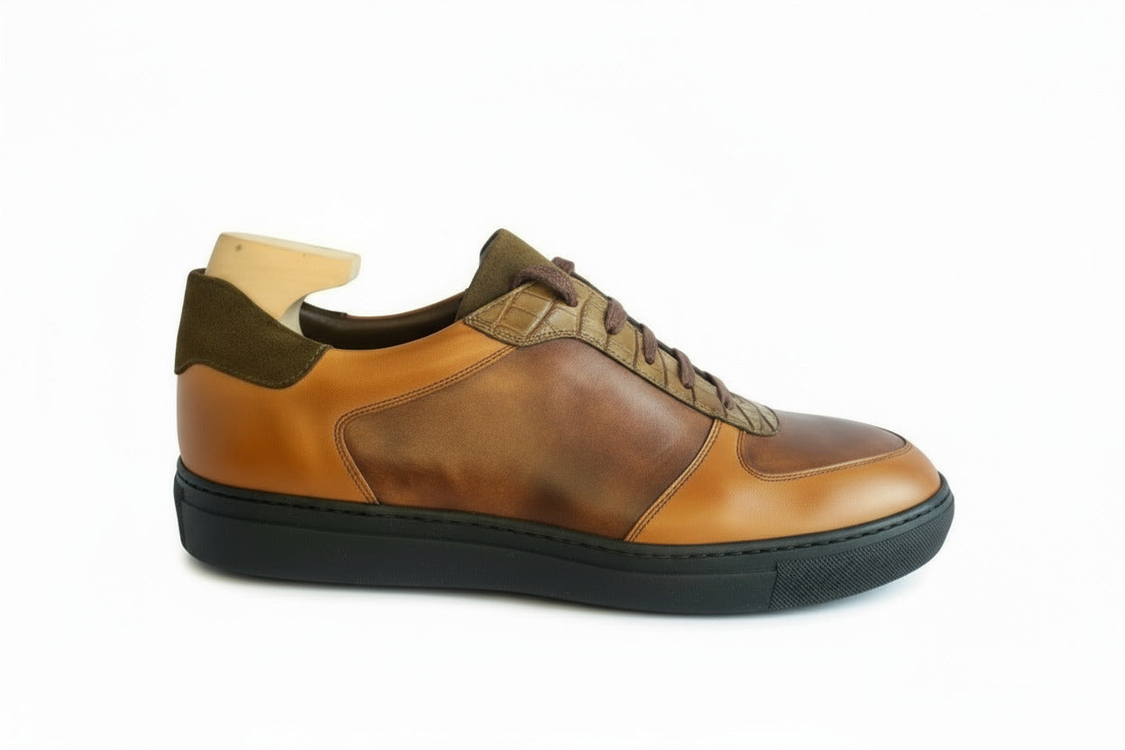 Maison Koly AirStunt Alligator Museum leather Casual sneakers by maisonkoly.com