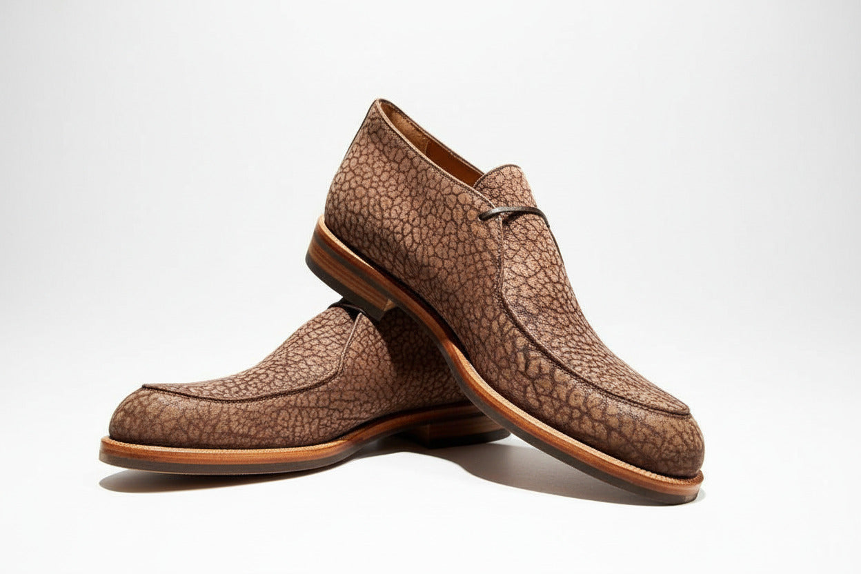 Maison Koly Kanata Boots suede Bison by maisonkoly.com