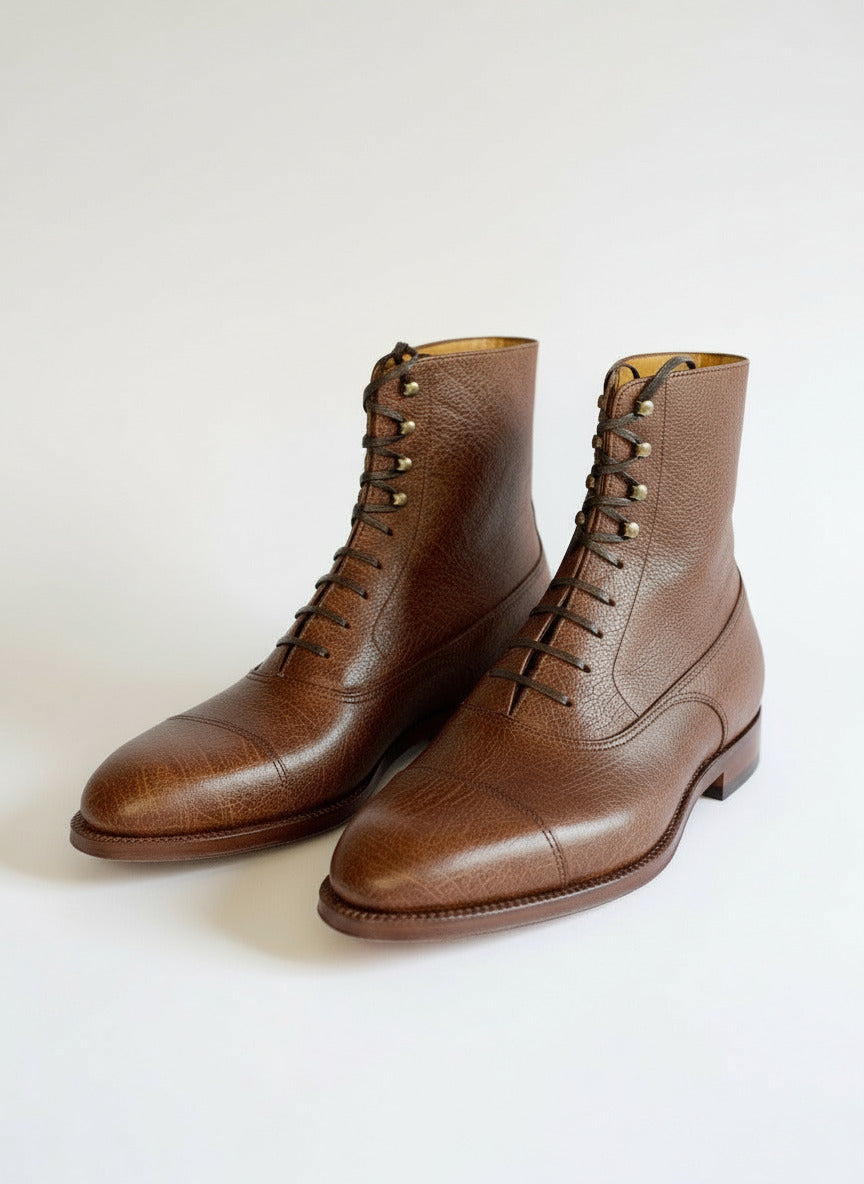 Maison Koly X Enzo Bonafe Kilimanjaro Boots Brown Kudu - maisonkoly.com Shoes